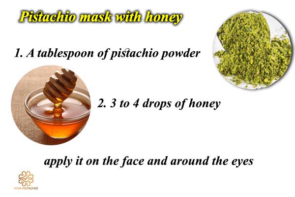 pistachio mask with honey